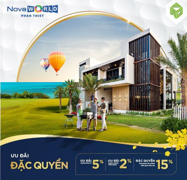 Bán biệt thự golf Novaworld Phan Thiết giá chỉ từ 7,7 tỉ/ căn diện tích 150m2