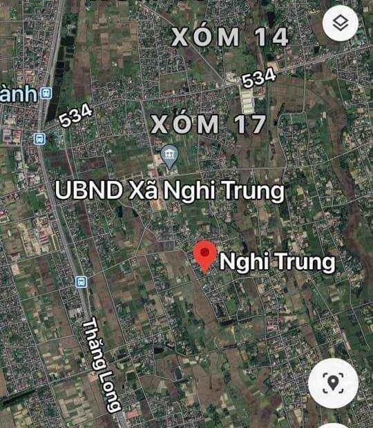 Chính Chủ Bán 1,350m2 đất tại Xóm 8, Nghi Trung, Nghi Lộc, Nghệ An.  Thông tin chi tiết: