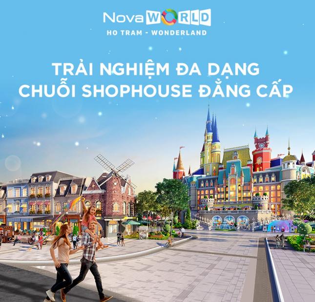 3 tỷ, sở hữu Shophouse Wonderland – Novaworld Hồ Tràm, CAM KẾT CHO THUÊ LẠI