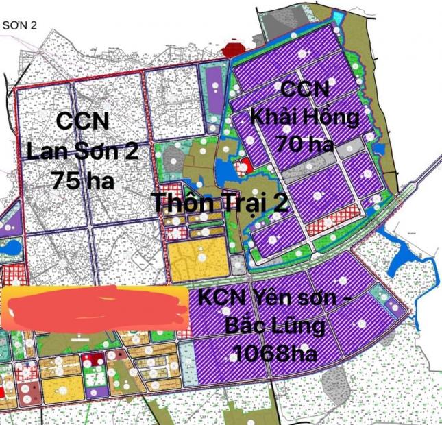 Chính chủ bán đất 289.3m2 tại Thôn Trung An, Xã Lan Mẫu, Lục Nam, Bắc Giang Khu vực: Ngay sát khu công nghiệp và đô thị dịch vụ Lan Sơn. 