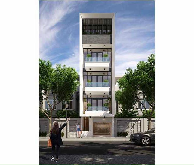 Bán nhà phố Phường Phú Mỹ, Q7 gần đường Phạm Hữu Lầu, nhà mới 100%.