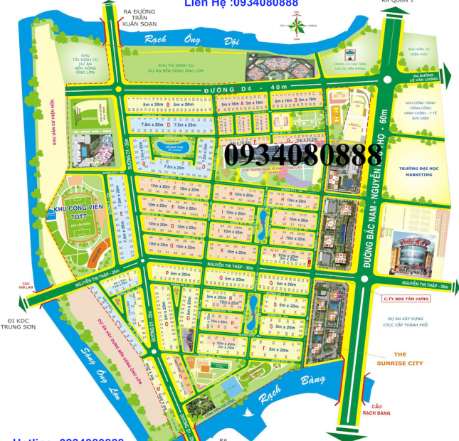 Bán đất chính chủ mặt tiền đường số 5 KDC Himlam phường Tân Hưng Q7. Liên Hệ : 0934080888