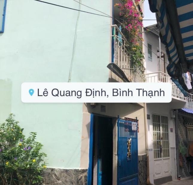 Nhà 1T 2L 38M 3,1 Tỷ  Lê Quang Định, Phường 5 Bình Thạnh