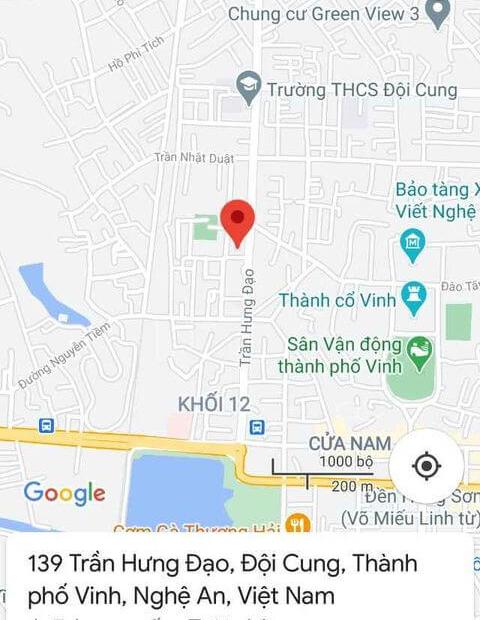 Cho thuê nhà ở hoặc quán kinh doanh số 1 ngõ 135 Trần Hưng Đạo, TP Vinh