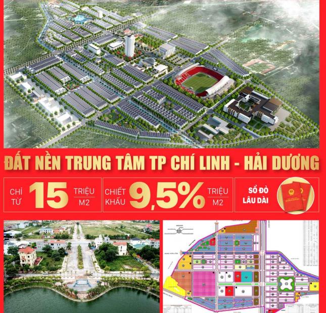 TÌM ĐÂU ĐẤT NỀN TRUNG TÂM THÀNH PHỐ CHÍ LINH GIÁ 15 TRIỆU/M2 ❓❓