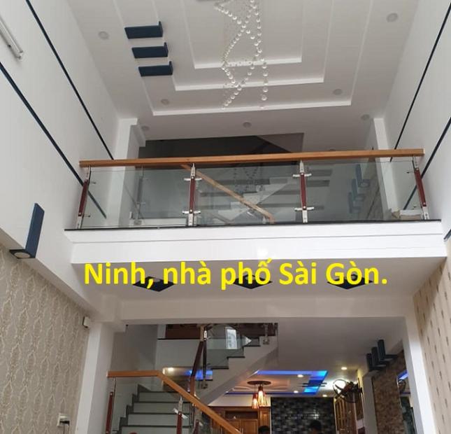 Nhà HXH ngủ trong nhà Huỳnh Văn Nghệ, P15, Tân Bình, 68m2, 5 tầng. Ninh nhà phố.