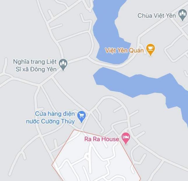 Bán 262,1m2 đất Đông Yên, Quốc Oai, Hà Nội