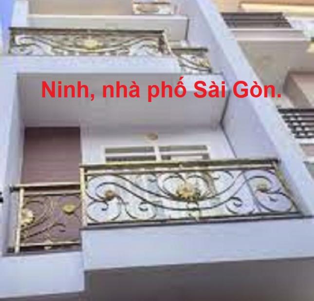 Nhà HXH KD Lê Trọng Tấn, Sơn Kỳ, Tân Phú, 106m2, 4 tầng, nở hậu. Ninh nhà phố.