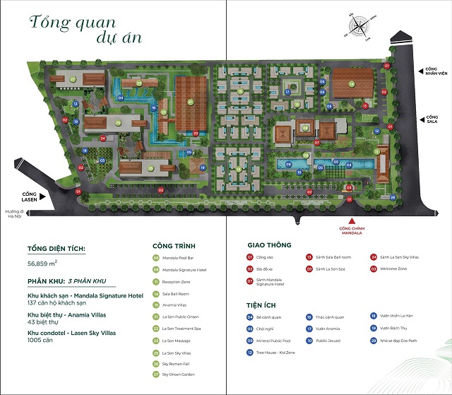 MANDALA SKY VILLAS KIM BÔI, HÒA BÌNH - Tổ hợp khách sạn khoáng nóng 6 sau quy mô lớn nhất Việt Nam