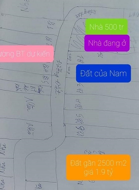 Bán đất chính chủ An Hòa 2, Phước An, Tuy Phước, Bình Định, 380tr; 0868457579