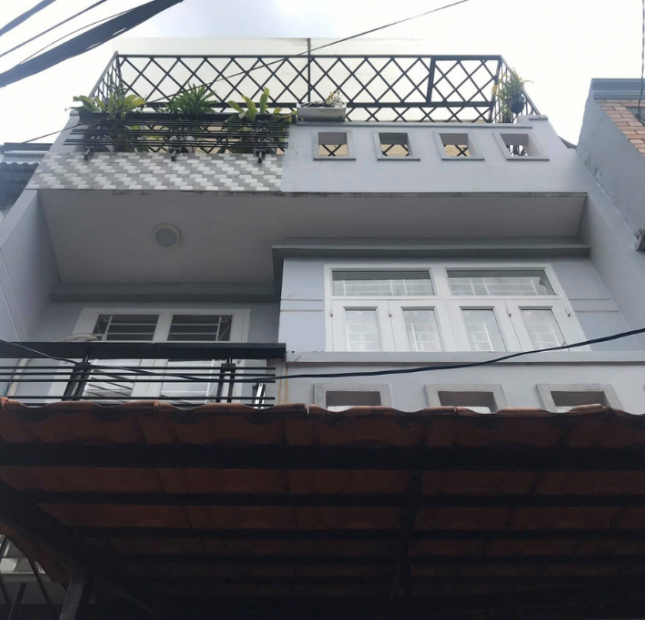 Nhà mới! 3 tầng BTCT HXH Nơ Trang Long,P.12,BT 39m(4mx10m) 3,5tỷ
