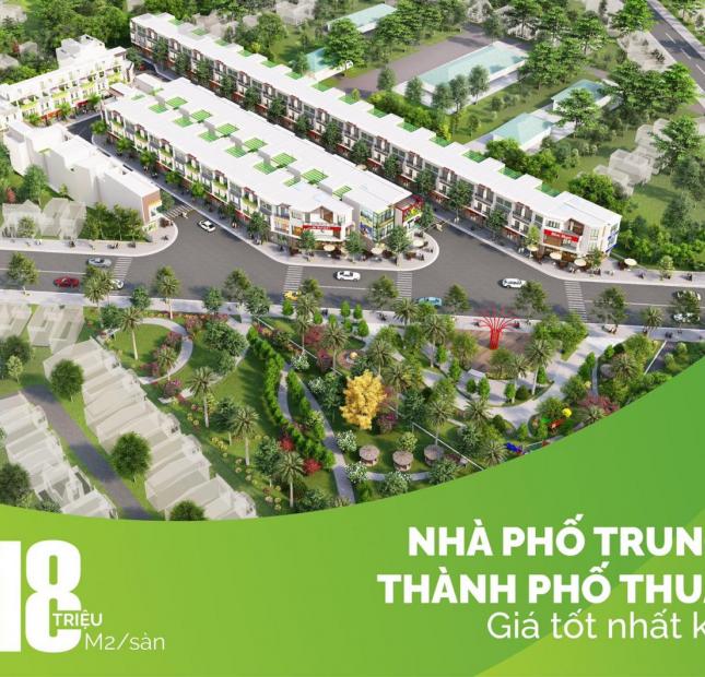 Nhà phố cách Lê Thị Trung 900m, P. Bình Chuẩn, Thuận An, giá 2.8 tỷ 1 trệt 1 lầu