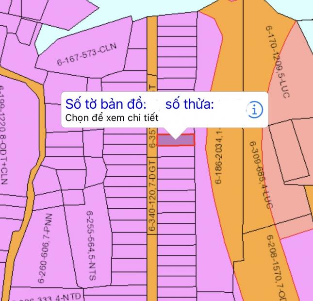 Bán lô đất Bùi Hữu Nghĩa, Tân Vạn, Biên Hòa: 4,4 x 14,5, giá: 1,52 tỷ