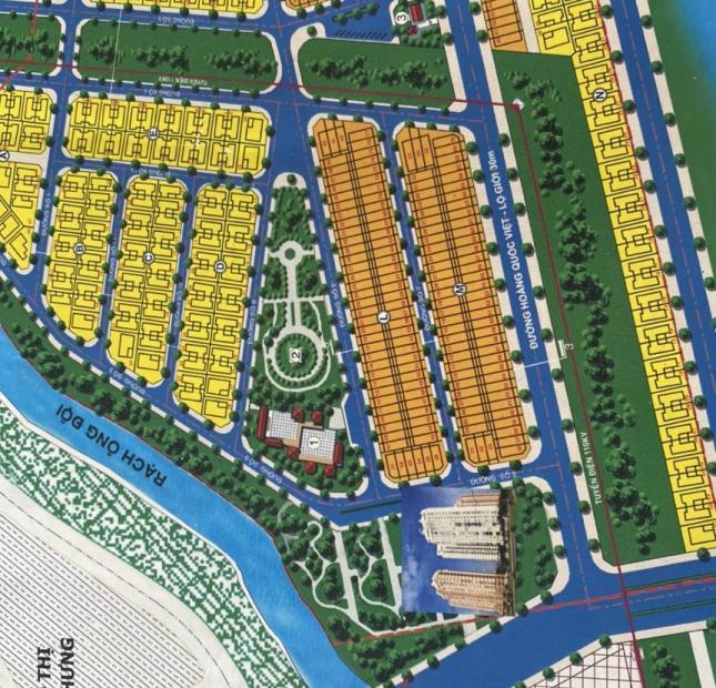 Bán biệt thự KDC Phú Mỹ Hoàng Quốc Việt, Quận 7, DT 10,5x24m. Giá 28 tỷ