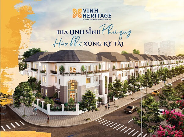 Cơ hội đầu tư tại KĐT Vinh Heritage với căn shophouse 156m2