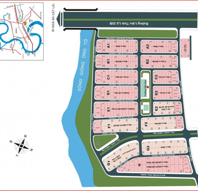 Bán đất nền dự án Thế Kỉ 21,Thạnh Mỹ Lợi, Quận 2