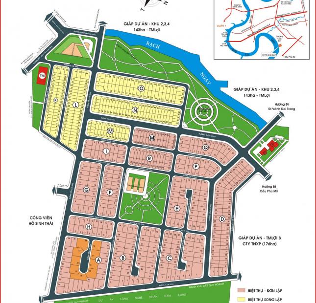 Bán đất nền dự án Khu 5, Villa Thủ Thiêm, Thạnh Mỹ Lợi, Quận 2, Thành phố Hồ Chí Minh 