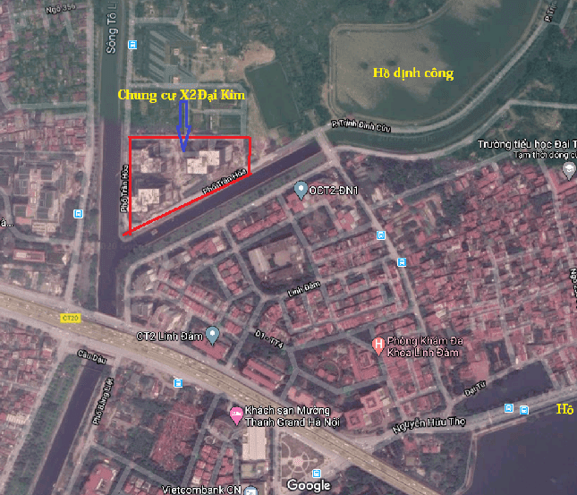 Chủ đầu tư  bán  sàn thương mại X2 Đại Kim – Bộ Quốc Phòng , Hoàng Mai giá 25 triệu/m2 