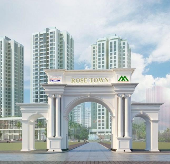 Chung cư Rose Town Trung tâm quận Hoàng Mai giá chỉ từ 1.8 tỷ