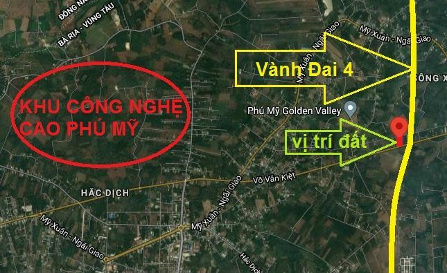 Bán Đất Phú Mỹ - Mặt Tiền Võ Văn Kiệt - Cạnh Khu CNC 450ha - Giá Đầu Tư 1,3 tỷ