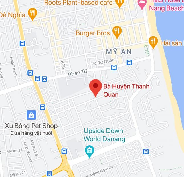 Bán lô đất 2 mặt tiền đường Bà Huyện Thanh Quan, Ngũ Hành Sơn, DT: 350 m2. Giá: 19 tỷ