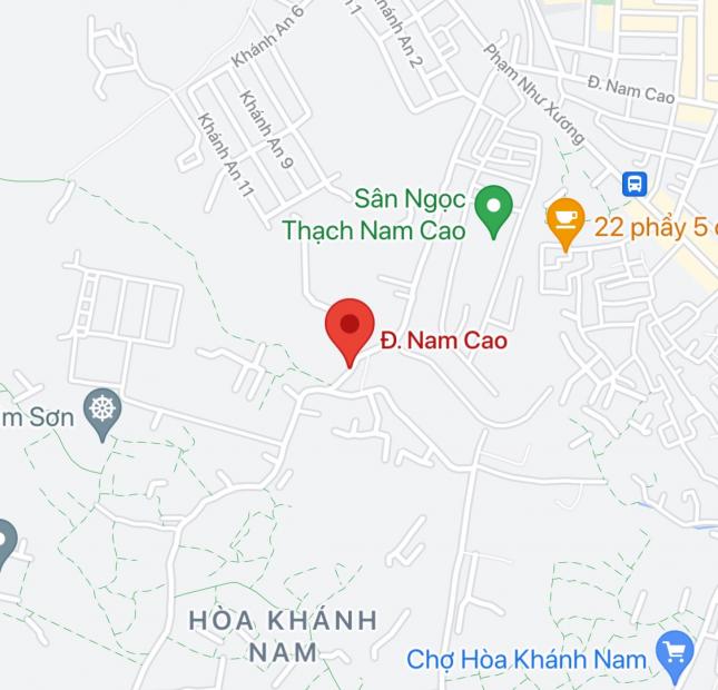 Bán đất đường Nam Cao, Phường Hòa Khánh Nam, Quận Liên Chiểu. DT: 180 m2, giá: 9,5 tỷ