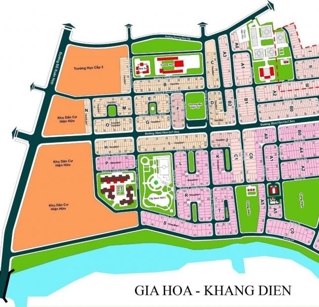 Bán nhanh đất nền dự án Khang Điền Intresco, đường Dương Đình Hội, P Phước Long B, Q9 LH 0933843234