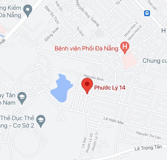 Bán đất đường Phước Lý 14, Phường Hòa Minh, Quận Liên Chiểu. DT: 100 m2, giá: 2,7 tỷ