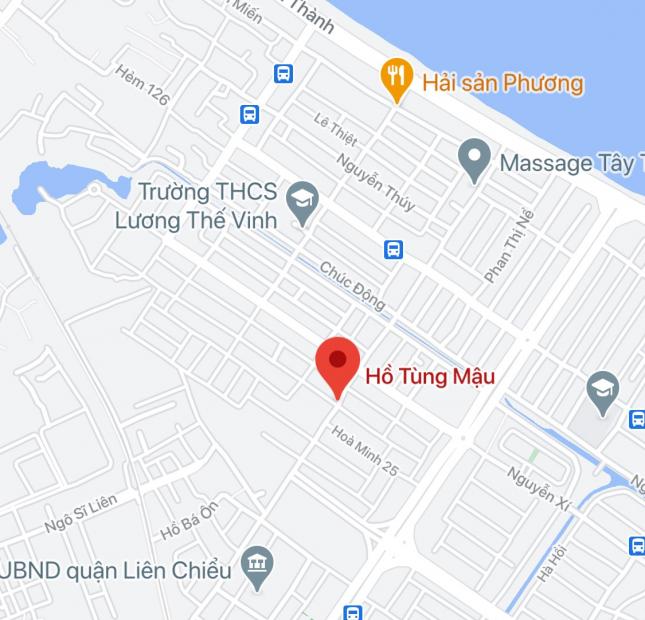 Bán đất đường Hồ Tùng Mậu, phường Hòa Minh, quận Liên Chiểu. DT: 81m2, giá: 5,3 tỷ