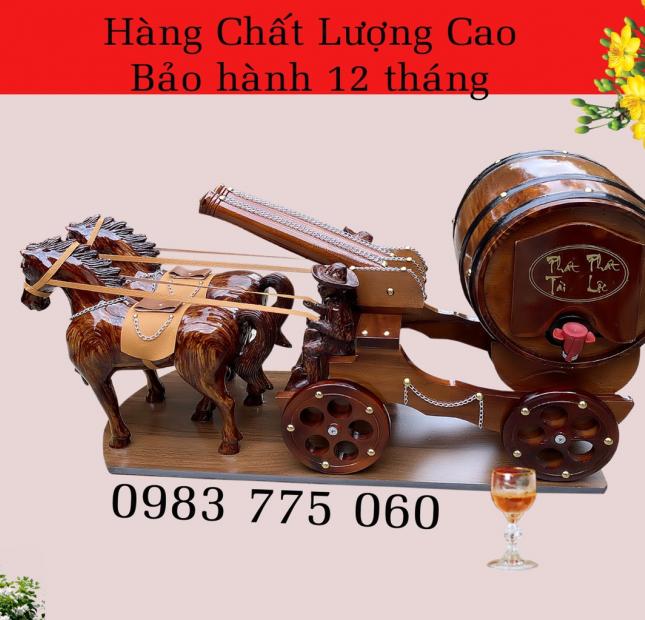 THÙNG NGÂM RƯỢU GỖ SỒI