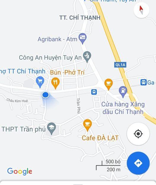 Chuyển nhượng nhà cấp 4, 2 mặt tiền, trung tâm thị trấn Chí Thạnh, H Tuy An, phú Yên