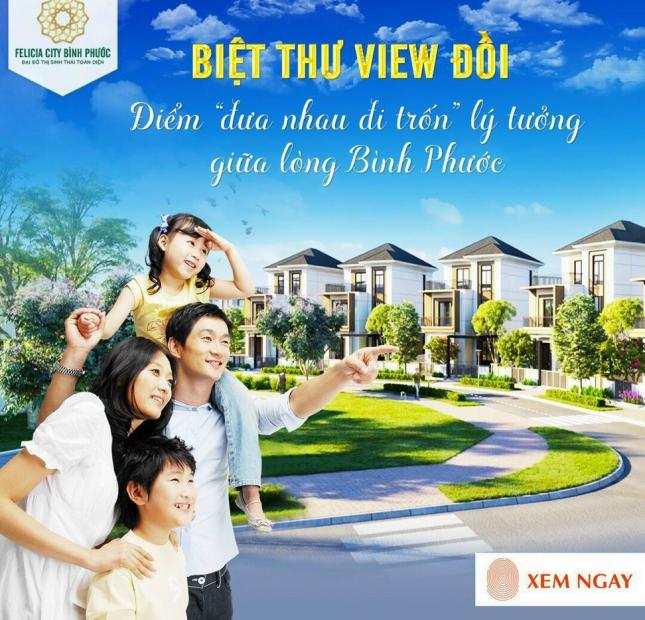 Bán Đất Trung Tâm Bình Phước - Mặt Tiền DT741 - Felicia City Bình Phước - Chỉ 4 tr/m2 - Giá Đầu Tư
