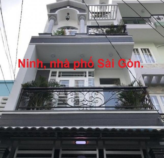 Nhà HXH thông Phạm Văn Hai, P5, Tân Bình, 55 m2, 4tầng, 5PN. Ninh nhà phố.