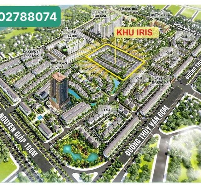  ECOGARDEN HUẾ RA MẮT PHÂN KHU IRIS DÒNG SP BIỆT THỰ THƯƠNG MẠI TRỤC ĐƯỜNG CHÍNH 36M