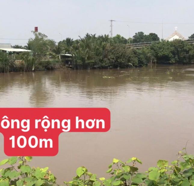 Chính chủ bán đất thổ cư view sông Vàm Cỏ giá rẻ 5.6tr/m2 sổ hồng riêng