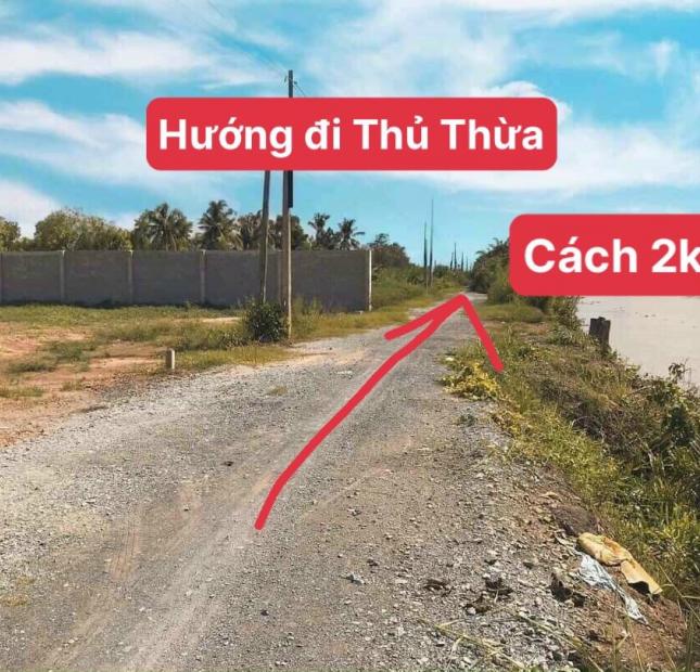 Chính chủ bán đất thổ cư view sông Vàm Cỏ giá rẻ 5.6tr/m2 sổ hồng riêng