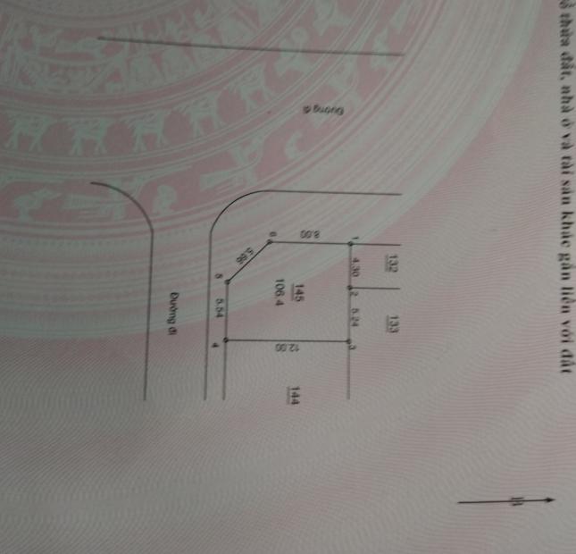 Chính chủ bán lô góc đường 24m và 9m , DT 106m2*MT8m* khu 6.9ha Vân Canh, Hoài Đức, Hà Nội.