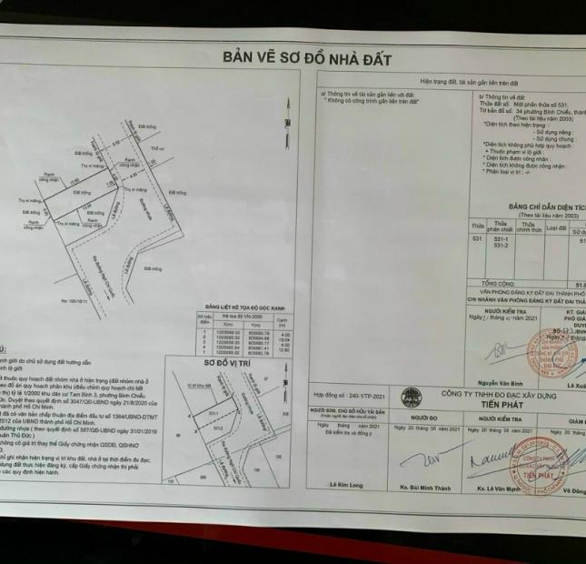 2 lô liền kề giá đầu tư, 53m2, Bình Chiểu, sổ mới về