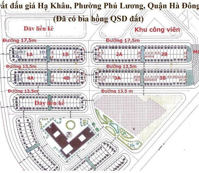 Tôi chính chủ cần bán trước TẾT đất 62.5m2, giá 72 triệu/m2 Hạ Khâu, Phú Lương, Hà Đông