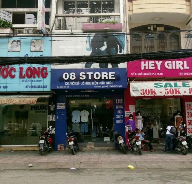 Bán gấp nhà mặt tiền Trần Hưng Đạo quận 5 (đoạn 2 chiều) DT 4x25m. Giá chỉ 30 tỷ