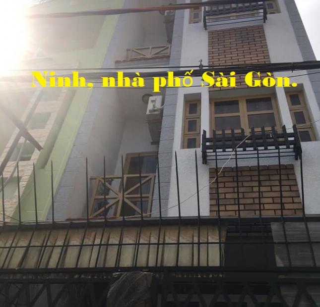 Nhà HXH  Bùi Thị Xuân, P3, Tân Bình, 72m2, 4 tầng, 3PN, nở hậu, giá rẻ.