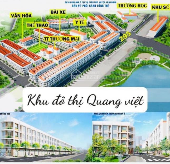 Bán Lô Shophouse Mặt Đường Tỉnh Lộ 295 Dự Án Quang Việt Nghiêm Xá Giá Sốc.