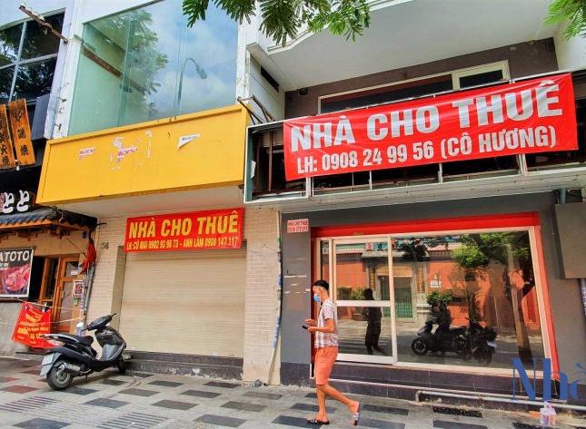 Cho thuê nhà 1 trệt 1 lầu  mặt tiền Trần Hưng Đạo, P.1