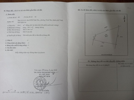 GIA ĐÌNH CHUYỂN VÀO NAM CẦN BÁN GẤP NHÀ TẠI PHƯỜNG VINH TÂN –THÀNH PHỐ VINH-NGHỆ AN