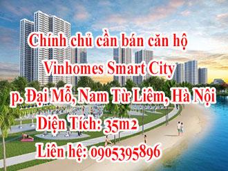 Bán căn hộ Vinhomes Smart City, p. Đại Mỗ, Nam Từ Liêm, Hà Nội
