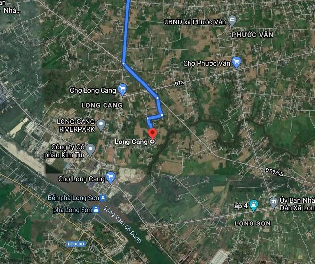 500m2 thổ cư đường bê tông 4m sổ hồng công chứng liền tay tại Long Cang, Cần Đước, Long An chốt