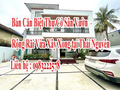 Chính Chủ Bán Căn Biệt Thự Có Sân Vườn Rộng Rãi Vừa Xây Xong.