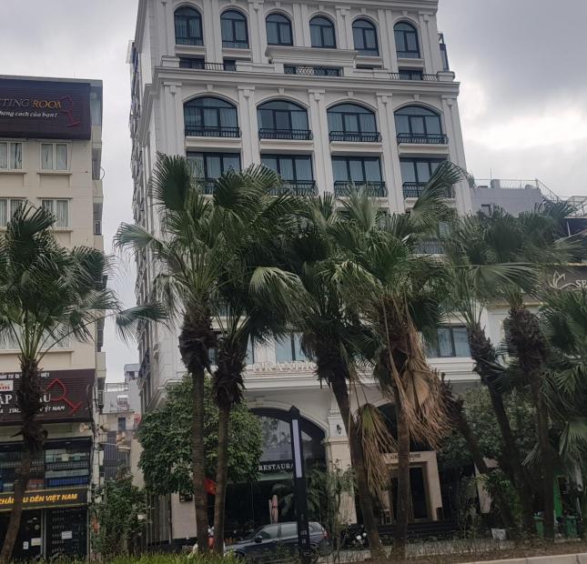 Bán nhà 8 tầng lô góc phố Trần Thái Tông cho thuê 500 triệu/ tháng.