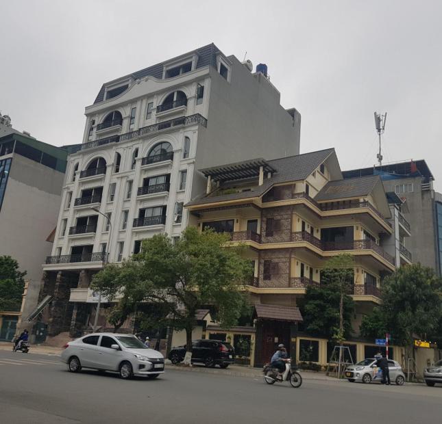 Bán nhà 8 tầng lô góc phố Trần Thái Tông cho thuê 500 triệu/ tháng.