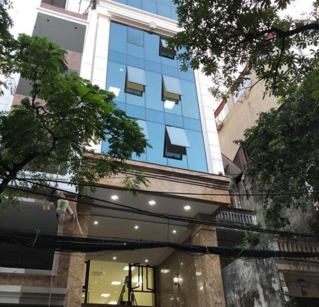 Bán building văn phòng Mạc Thái Tông 100m2 8 tầng mặt tiền 7.5m giá rao bán 35 tỷ